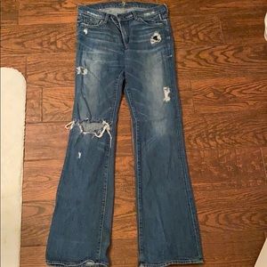 7 For all mankind distressed jeans